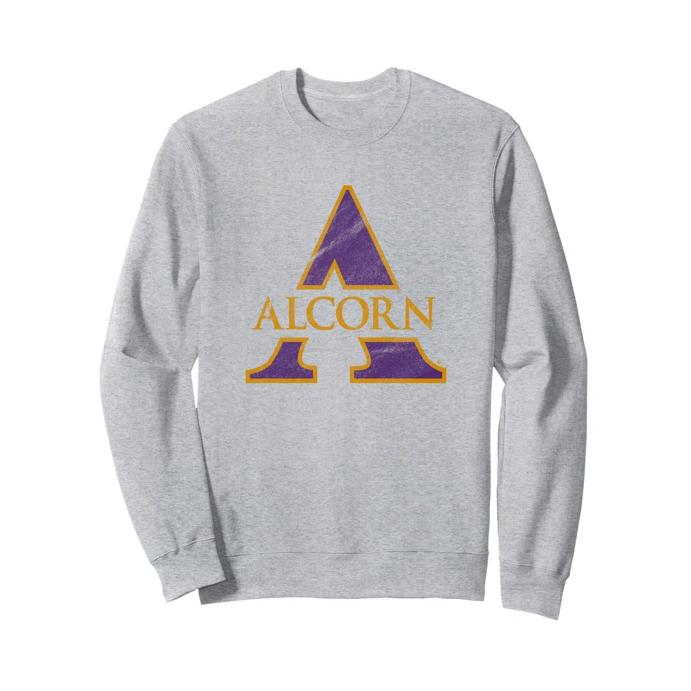 Alcorn State University Braves Distressed Primary Sweatshirt