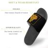 Bohemian Elephant Home Slippers Non-Slip Open Toe PVC Shower Slippers Fashion Sandals for Men Women 36 (230mm) view 3
