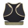 ACSUSS Big Girls Athletic Dance Sports Crop Tops Vest Gymnastics Ballet Cross Back Mock Neck Tank Tops Dancewear Racer Back Black 14 Years view 2