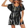 Ekouaer Womens Summer Dress Print Cover Up V Neck Bathing Suit Coverup view 1