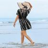 Ekouaer Womens Summer Dress Print Cover Up V Neck Bathing Suit Coverup view 3