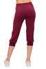ALWAYS Womens Capri Jogger Sweatpants with Pockets  Super Soft Stretch Lounge Pants, Casual Joggers for Women, Yoga Workout & Daily Wear, Burgundy 3XL view 4