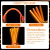 Lewtemi 10 Pcs Large Glow Sticks Big Giant Jumbo Halloween Christmas Emergency Light Stick for Camping Accessories, Survival Kit(Orange,14 Inch) view 4