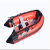 Boatify 9.8 ft Inflatable Boat Raft Fishing Dinghy Pontoon Boat with Aluminum Floo (Red) view 3