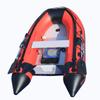 Boatify 9.8 ft Inflatable Boat Raft Fishing Dinghy Pontoon Boat with Aluminum Floo (Red) view 4