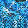 ZXCASDF Camo Netting,Camouflage Netting Blue,Outdoor Camouflage Netting,for Kid Army Sunscreen Net,for Hunting Shooting Hide Military Garden Decoration Sunshade,Camping,4 * 20(13.12 * 65.62ft) view 4