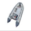 Boatify 12.5 ft Inflatable Boat Raft Fishing Dinghy Pontoon Boat with Aluminum Floor (Grey) view 2