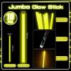 Lewtemi 10 Pcs Large Glow Sticks Big Giant Jumbo Halloween Christmas Emergency Light Stick for Camping Accessories, Survival Kit(Yellow,14 Inch) view 2