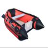 BOATIFY 8.9 ft Inflatable Boat Raft Fishing Dinghy Pontoon Boat with Air Floor (Red) view 4