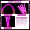 Lewtemi 10 Pcs Large Glow Sticks Big Giant Jumbo Halloween Christmas Emergency Light Stick for Camping Accessories, Survival Kit(Pink,14 Inch) view 4