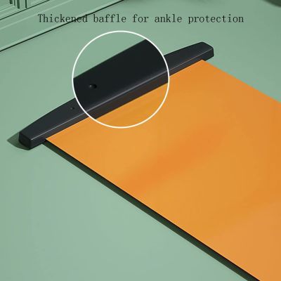 IMPREC Slide Board, Portable Icehockey Slide Board,Hockey Slide Board for Speed Balance Training,Sliding Mat for Hockey Skiing Ice Skating at Home (Color : Orange, Size : 2m)