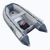 Boatify 9.8 ft Inflatable Boat Raft Fishing Dinghy Pontoon Boat with Aluminum Floo (Grey) view 3