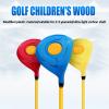 BEESOM Golf Club Set for Boys Girls, Right Hand Golf Clubs Set for Toddler Age 2-5, Children Boys Girls Practice Pole with Golf Club Carry Bag,Yellow-2-3yearsold view 3