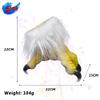MOKRY PARTY White Eagle Claw Gloves Bird Foot Funny Animal Latex Hands Halloween Gloves Carnival Costume Props, 1Pair view 3