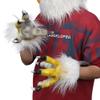 MOKRY PARTY White Eagle Claw Gloves Bird Foot Funny Animal Latex Hands Halloween Gloves Carnival Costume Props, 1Pair view 4