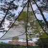 Experience Ultimate Adventure with Our Revolutionary 380cm Multi-Person Aerial Camping Hammock: Triangle Mat with 3-Point Suspension for Tree Houses and Outdoor Fun!-Green||280CM view 1