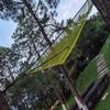 Experience Ultimate Adventure with Our Revolutionary 380cm Multi-Person Aerial Camping Hammock: Triangle Mat with 3-Point Suspension for Tree Houses and Outdoor Fun!-Green||280CM view 4