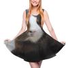 Cute Guinea Pig Women's Ruffle Hem Sleeveless Dress Round Neck Summer Boho Dress 3XL view 1