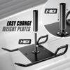 Yes4All Weighted Training Pull Sled with Vest, Steel Buckle, Fit for 1-2 Inch Plates, Sled Workout Equipment, Sport Power Sled for Athletic Exercise and Speed Improvement view 4