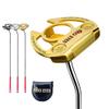 Golf Mallet Putters Golf Club Push Rod Leaning Neck 304 Soft Iron Casting Golf Sports Clubs Golf Putter Push (Silver) view 2