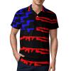 American Flag Gun Flag Men's Polo Shirt Short Sleeve Pullover Golf Shirt Casual T-Shirt Tee Top S view 1
