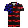 American Flag Gun Flag Men's Polo Shirt Short Sleeve Pullover Golf Shirt Casual T-Shirt Tee Top S view 4