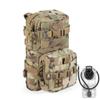 CLTAC Tactical Small MOLLE Hydration Pack Outdoor Water Bladder Carrier Pack for Vest Backpack (MC+bladder) view 1