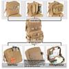 CLTAC Tactical Small MOLLE Hydration Pack Outdoor Water Bladder Carrier Pack for Vest Backpack (Black) view 4