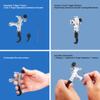 Perogen Archery Thumb Trigger Release for Compound Bow, 3&4 Finger Grip Adjustable Brass Made Archery Release Aids (with Coach Lock) view 4