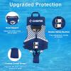 Chriffer Kids Swim Vest for 20-70 Pounds Boys and Girls, Easy On/Off Zipper, Swimming Jackets for 2, 3, 4, 5, 6, 7, 8 Years Old/Beach Pool Water Park view 3