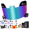 MENOLY Football Visor, Youth Football Helmet Visor, Scratch Resistant, UV Block, Facial Protection Visor for Football Helmet view 1