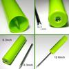 4 Pack Fishing Rod Holders, Bank & Beach Support Stand - Reinforced PVC, 4 Free Fishing Rod Bait Alarm Bells (Green) view 4