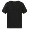 Maiyifu-GJ Men's Ribbed Knitted Stretch T-Shirts Textured Crew Neck Breathable Basic Short Sleeve Lightweight Hollow Tee (Black 2,US SIZE S Asia M) view 1