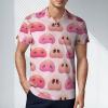 Cute Pigs Noses Men's Polo Shirt Short Sleeve Pullover Golf Shirt Casual T-Shirt Tee Top L view 2