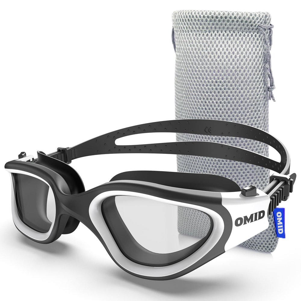 OMID Swim Goggles, P2 Lite Comfortable Anti-Fog Swimming Goggles for Men Women Adults Youth