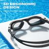 OMID Swim Goggles, P2 Lite Comfortable Anti-Fog Swimming Goggles for Men Women Adults Youth view 3