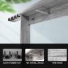 GSE Games & Sports Expert 8 Pool Cue Wall Rack with Score Counter, Billiard Stick Hanging Wall Mounting Holder Only, Holds 8 Pool Cue Sticks, 2 Ball Racks and Full Set of Balls (Brushed Grey) view 3
