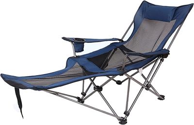 Camping Chair Folding Chairs Lawn Chairs Sitting And Lying Dual-Purpose Folding Chair Portable Fishing Seat With Backrest, Leisure Stool Beach Chair Lightweight Folding Chair Camp Chair Moon Chair ( C