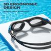 OMID Swim Goggles, P2 Lite Comfortable Anti-Fog Swimming Goggles for Men Women Adults Youth view 3