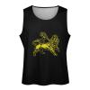 Rasta Lion Men's Sleeveless Muscle T Shirts Casual Tank Tops for Gym Workout Beach XL view 4