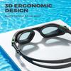 OMID Swim Goggles, P2 Lite Comfortable Anti-Fog Swimming Goggles for Men Women Adults Youth view 3
