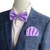 5 Pack Silk Men's Pre Folded Pocket Squares Set, Prefolded Handkerchief For Business Formal/Suit/Tuxedo PF-H-3 (Polka Dots - Glod, Green, Purple, Orange, Blue) view 4