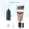 Electric Magic Balloon Pump, Electric Air Inflator Party Air Blower Pump with 1 Nozzle 1 Balloon Cutter and 10 Pcs Long Balloons,Great for Twisty Curly Balloon, Foil Balloons (Green) view 2
