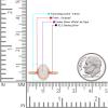 OMRANII Rose Tone, Lab Created White Opal Size-8 Oval Petite Dainty Fashion Thumb Ring Solid 925 Sterling Silver view 4