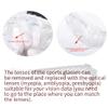 SooGree Basketball Sports Goggles Protective Eyewear for Men Safety Glasses (Transparent frame white pad) view 4