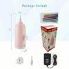 Electric Magic Balloon Pump, Electric Air Inflator Party Air Blower Pump with 1 Nozzle 1 Balloon Cutter and 10 Pcs Long Balloons,Great for Twisty Curly Balloon, Foil Balloons (Pink) view 2