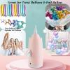 Electric Magic Balloon Pump, Electric Air Inflator Party Air Blower Pump with 1 Nozzle 1 Balloon Cutter and 10 Pcs Long Balloons,Great for Twisty Curly Balloon, Foil Balloons (Pink) view 3