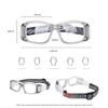 SooGree Basketball Sports Goggles Protective Eyewear for Men Safety Glasses (Gray frame white pad) view 2