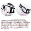 SooGree Basketball Sports Goggles Protective Eyewear for Men Safety Glasses (Black frame white pad) view 3
