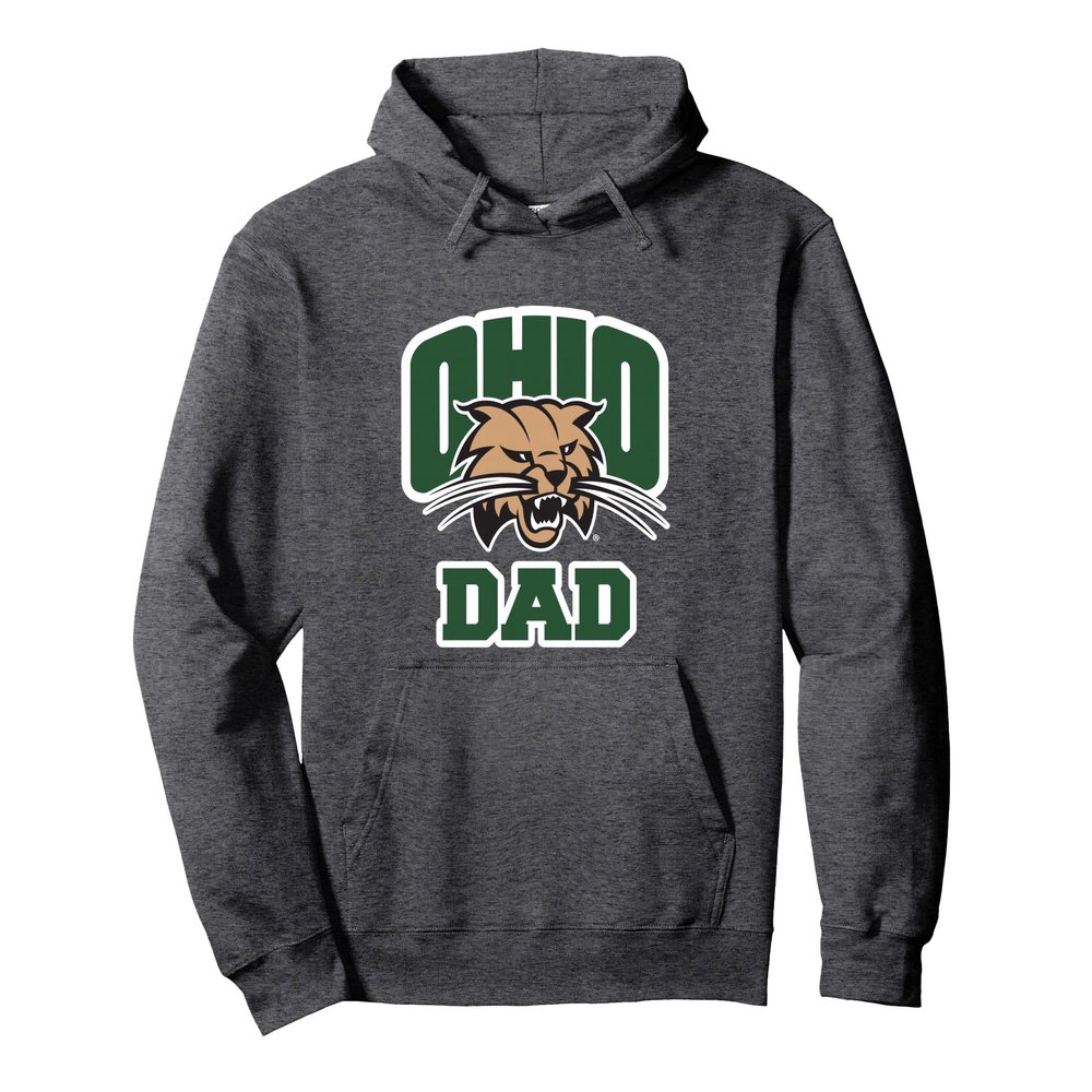 Ohio University Bobcats Dad Pullover Hoodie